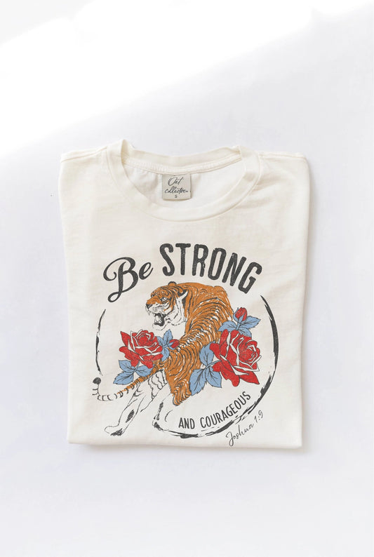 BE STRONG & COURAGEOUS Mineral Tee