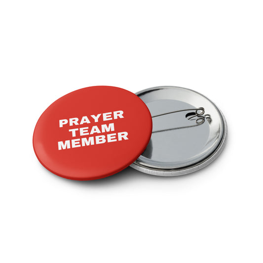 Prayer Team Member Set of pin buttons