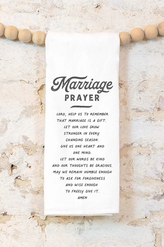 Marriage Prayer Tea Cloth